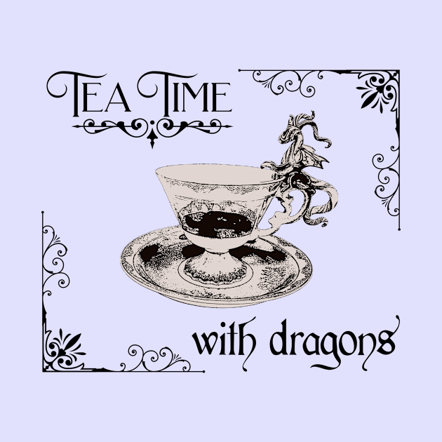 Tea Time with Dragons by hatsandspats