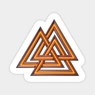 Valknut Symbol Magnet