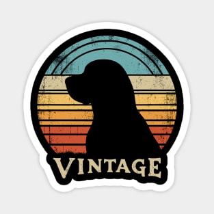 Vintage Beagle Dog Cool Distressed Dog Lover Gift Magnet