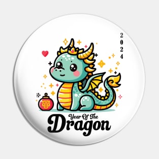 Year Of The Dragon 2024 Pin