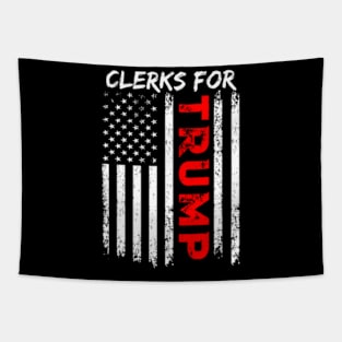 Clerks For Trump Take America Back Tapestry