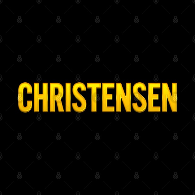 Christensen Family Name by xesed