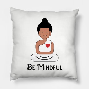 Meditating Buddha Mindfulness Pillow