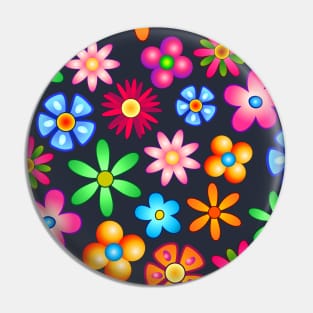 Spring Flowers Pin