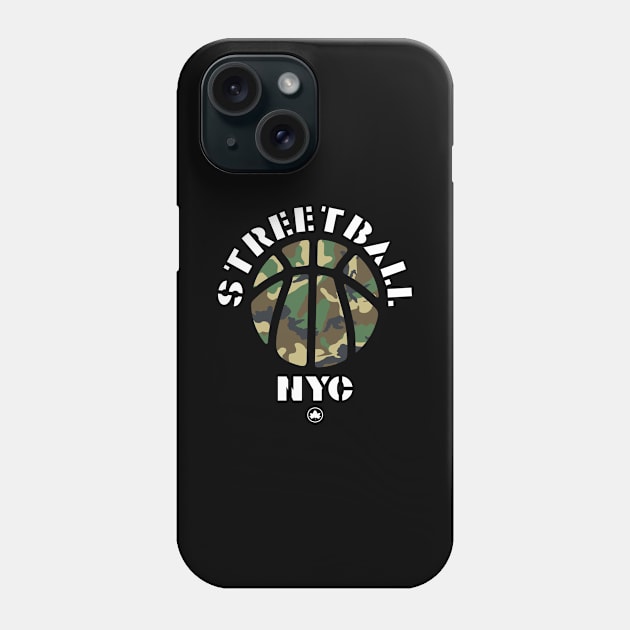 STREETBALL NYC camo Phone Case by undergroundART