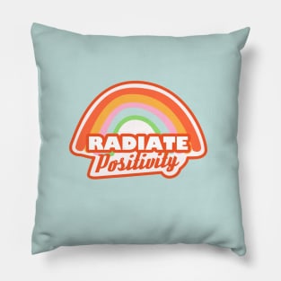 Radiate Positivity Design Pillow