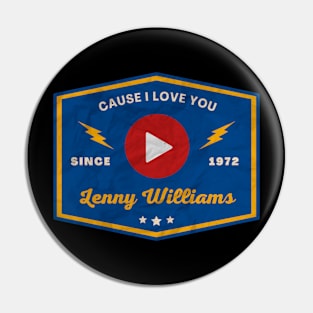 Lenny Williams // Play Button Pin