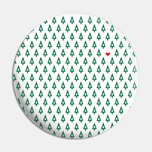 Forest love pattern (green) Pin