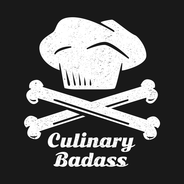 Chef Culinary Badass Hat Crossbones by propellerhead