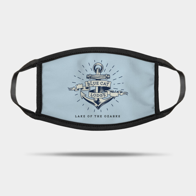 Ozark Blue Cat Lodge Ozark Blue Cat Lodge Mask Teepublic