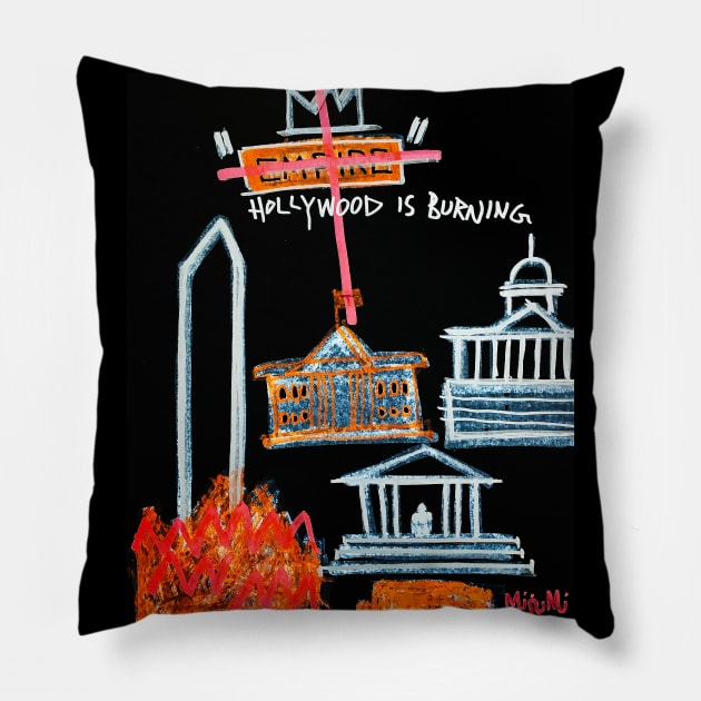 EMPIRE STRIKES BACK Pillow by Basquiat