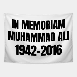 muhammad ali memoriam Tapestry