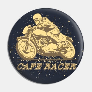 Classic rider cafe racer Pin