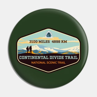 Continental Divide Trail - New Mexico Colorado Wyoming Idaho Montana - trail hiking badge Pin
