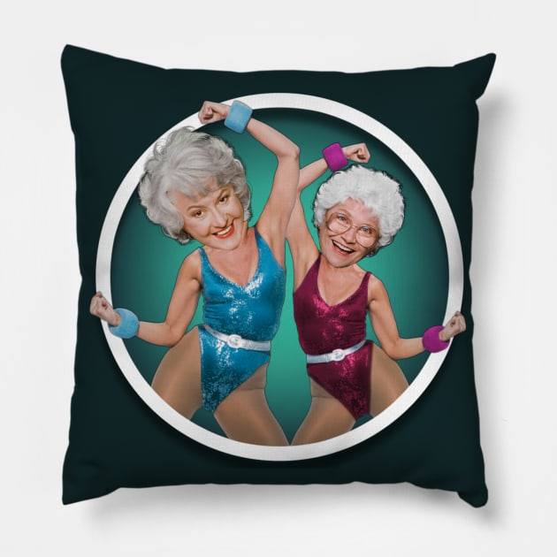 Golden Girls Workout Pillow by Indecent Designs