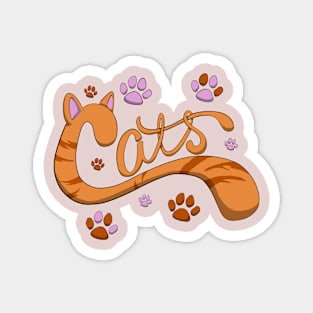 Cute Cats logo Magnet