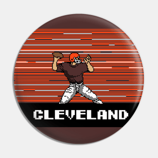 8-Bit Quarterback - Cleveland Pin