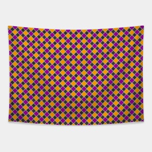 Halloween Quatrefoil Pattern Tapestry