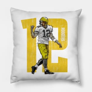 Aaron Rodgers Green Bay Fist Pillow