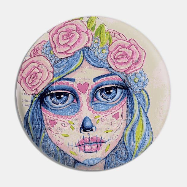 Sugar Skull Girl 1 of 3 Pin by LittleMissTyne