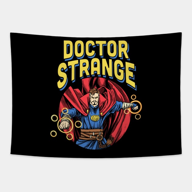 Vintage Doctor Strange Tapestry by littlepdraws