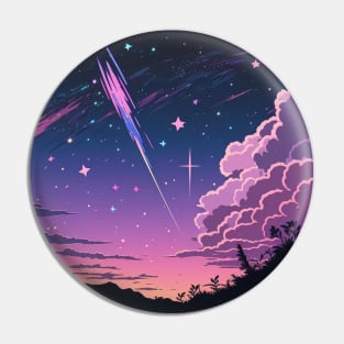 Galaxy Skies Pin