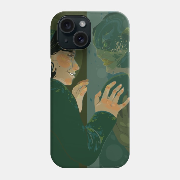 The shape of water Phone Case by Dreww