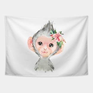 Cutest Monkey Design! Tapestry