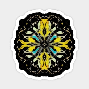 colorful inkblot | Magnet