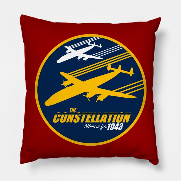 Constellation Airliner Pillow by TCP