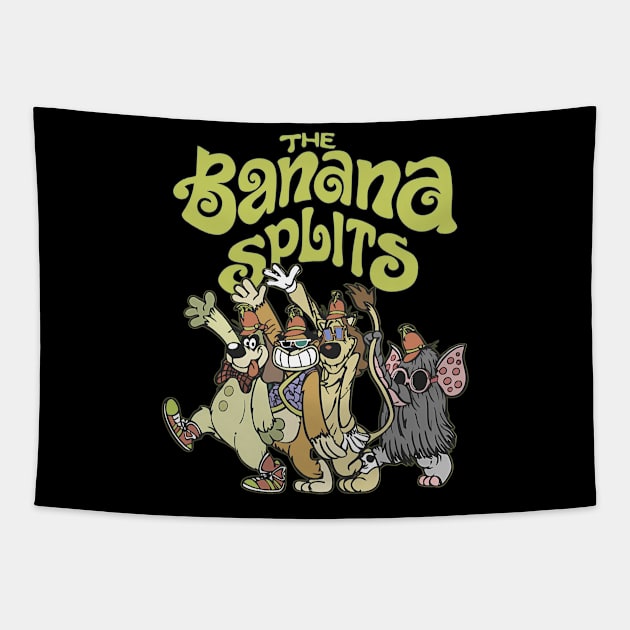 banana splits Tapestry by romanisa