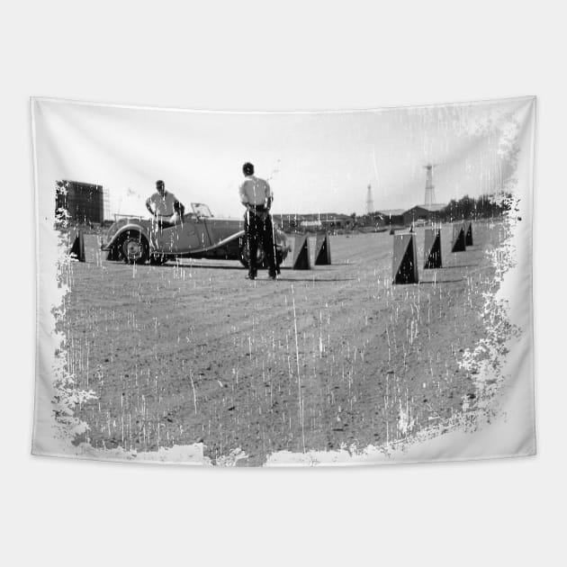 Vintage time trial - Photo Graphic Tapestry by CC I Design