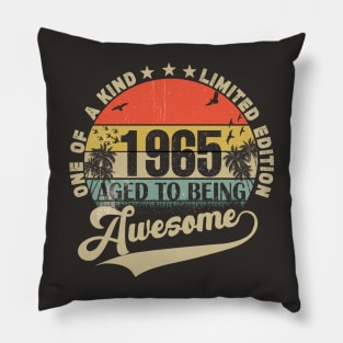 Vintage Year 1965 Pillow