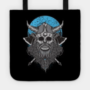 Viking Berserker Skull Tote