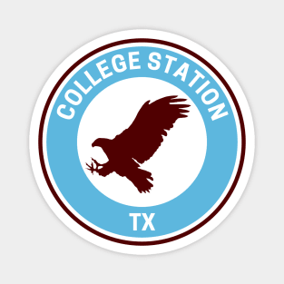 Vintage College Station Magnet