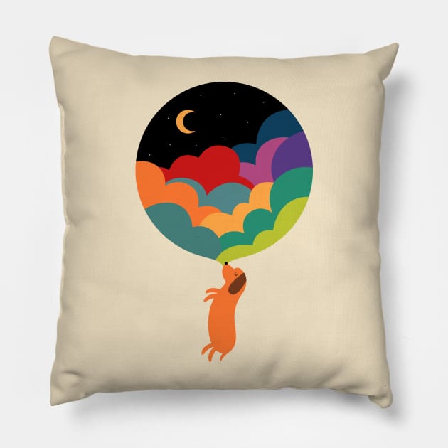 Day Dreamer Night Thinker Pillow by AndyWestface