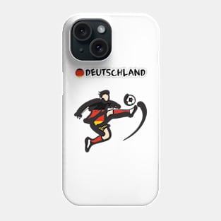 Dynamic Germany Soccer Player Pose V1-3 Phone Case