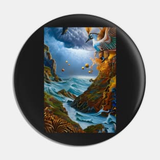 Surrealist painting like digital art of The Sea of Chaos Surrealist style Pin