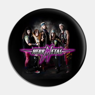 Herr Metal Full Band + Logo Pin