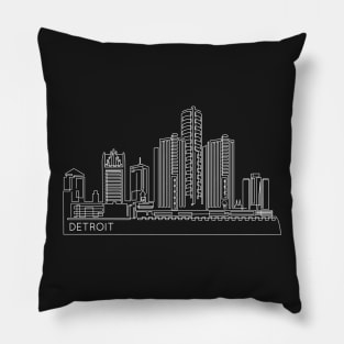 Detroit SkyLINE Pillow