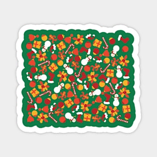 Happy Holiday Themed Design Magnet