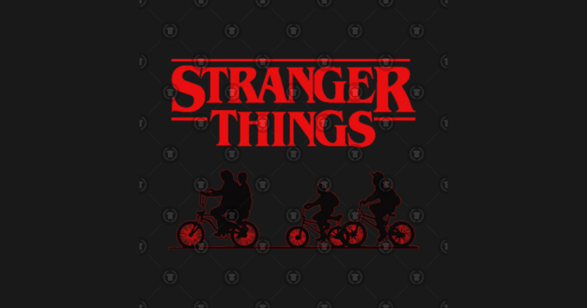 Stranger Things retro bikes - Stranger Things - Long Sleeve T-Shirt ...