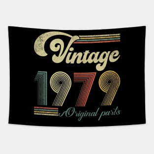 Retro Vintage 1979 45th Birthday Gift Men Women 45 Years Old Tapestry