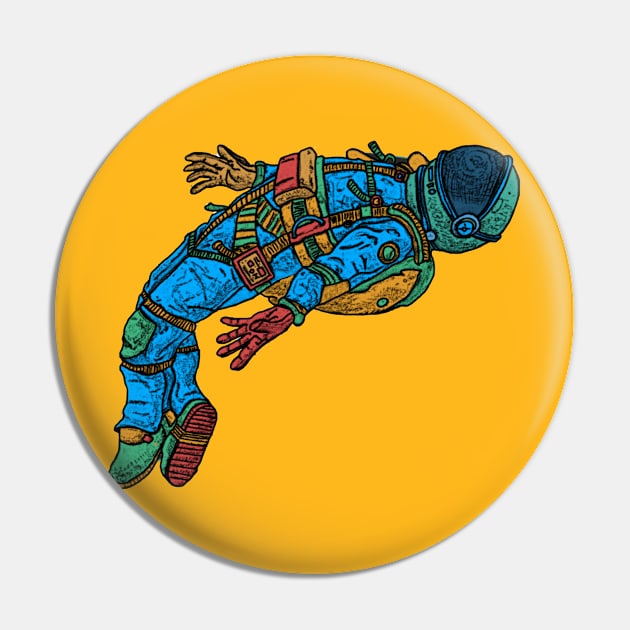 Spaceman Pin by Muga Design