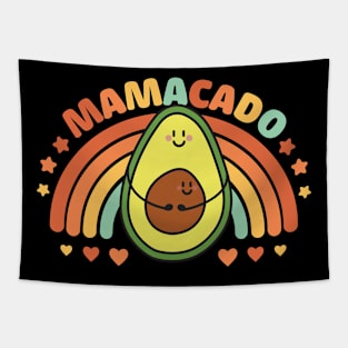 Mamacado Avocado Rainbow Tapestry