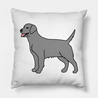 Silver Labrador Pillow