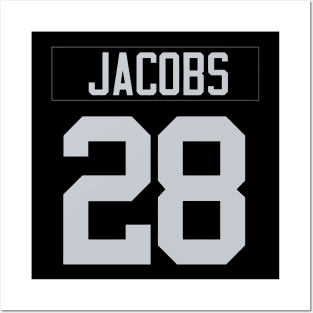 Josh Jacobs Poster Las Vegas Raiders Football Hand Made Posters Canvas –  CanvasBlackArt