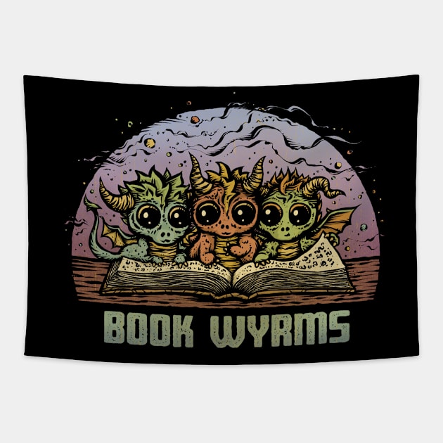 Book Wyrms Tapestry by kg07_shirts