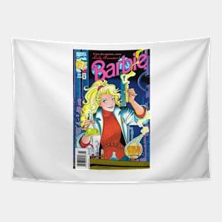 Barbie Comics - Take her to the Lab Tapestry