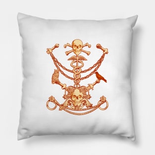 Gothica (orange) Pillow